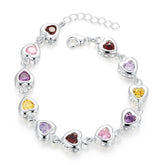 Pulseira de Prata Bela Cristal