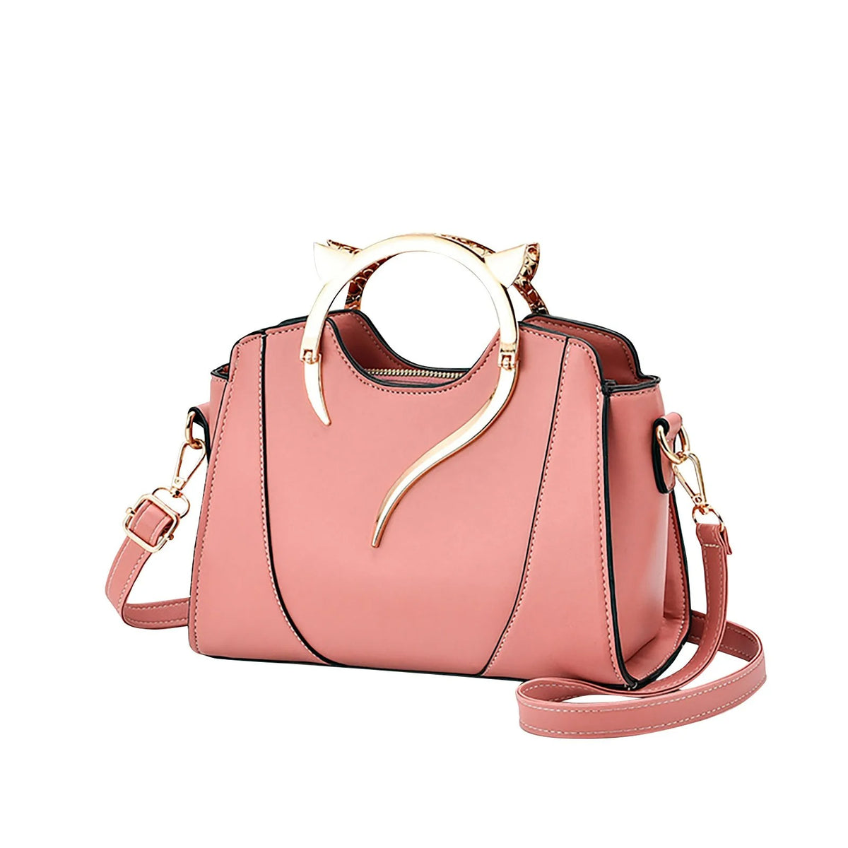 Bolsa Elegante Vintage Bélgica Rosa