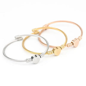 Pulseira de Prata Paris Glamour Amarela