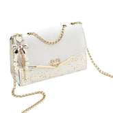 Bolsa Crossbody Brilhante Lily Branco