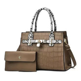 Bolsa Conjunto Elegance Style  Marrom